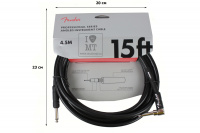 FENDER CABLE PROFESSIONAL SERIES ANGLED 15' BLACK Кабель інструментальний 2 – techzone.com.ua FENDER CABLE PROFESSIONAL SERIES ANGLED 15' BLACK Кабель інструментальний 2 – techzone.com.ua