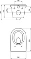 Унитаз подвесной Ravak WC Uni Chrome подвесной X01516 5 – techzone.com.ua