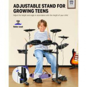 Donner Music DED-70 5 Drums 3 Cymbals with Drum Throne/ Sticks/ Headphone/ Audio Cable EC6700 4 – techzone.com.ua Donner Music DED-70 5 Drums 3 Cymbals with Drum Throne/ Sticks/ Headphone/ Audio Cable EC6700 4 – techzone.com.ua