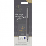 Ручка перова Parker VECTOR Black FP M + Картриджі Parker Quink /5шт. син. блістер 05 116b