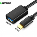 Переходник UGREEN US154 USB Type-C - USB 3.0 OTG, 10 cm Black 30701 2 – techzone.com.ua