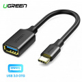 Перехідник UGREEN US154 USB Type-C - USB 3.0 OTG, 10 cm Black 30701 3 – techzone.com.ua