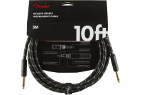 FENDER CABLE DELUXE SERIES 10' BLACK TWEED Кабель инструментальный 1 – techzone.com.ua