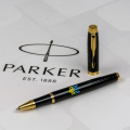 Ручка-ролер Parker IM UKRAINE Black GT RB Тризуб синьо-жовтий 22022_T0016u 2 – techzone.com.ua