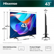 Телевізор HISENSE 43A6S 3 – techzone.com.ua