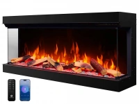 Електрокамін ArtiFlame AF50TS (з 3D-ефектом полум’я, обігрівом і Wi-Fi) 3 – techzone.com.ua