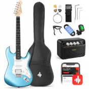 Donner Music DST-100 Sunburst Electric Guitar Kit Lake Blue EC1168