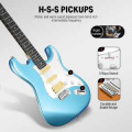 Donner Music DST-100 Sunburst Electric Guitar Kit Lake Blue EC1168 4 – techzone.com.ua