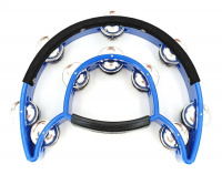 MAXTONE 818N/P Power-2 Tambourine w/Protecting Trim (Blue)