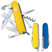 Складаний ніж Victorinox CLIMBER UKRAINE жовто-синій 1.3703.8.2 1 – techzone.com.ua