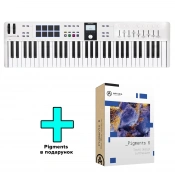 MIDI-клавіатура Arturia KeyLab Essential 61 mk3 (White) + Arturia Pigments 1 – techzone.com.ua
