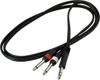 ROCKCABLE RCL20922 D4 Patch Cable - TRS Jack to 2 x TS Jack (1.5m)