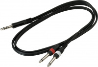 ROCKCABLE RCL20922 D4 Patch Cable - TRS Jack to 2 x TS Jack (1.5m) 3 – techzone.com.ua