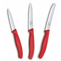Набір ножів для чищення овочів Victorinox Swiss Classic 3 ножа черв 6.7111.34C1 2 – techzone.com.ua