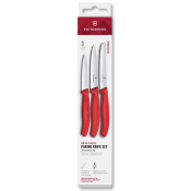 Набір ножів для чищення овочів Victorinox Swiss Classic 3 ножа черв 6.7111.34C1 1 – techzone.com.ua