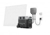 Комплект EcoFlow PowerStream-мікроінвертор 600W+зарядна станція Delta Pro (DELTAPro-EU-C20/EFPowerStreamMI-EU-600W/EFL-BKWDELTAProCable-0.5m)
