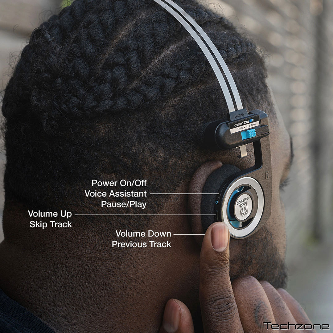 Навушники з мікрофоном Koss Porta Pro Wireless 2.0 Black (41333) 5 – techzone.com.ua Навушники з мікрофоном Koss Porta Pro Wireless 2.0 Black (41333) 5 – techzone.com.ua