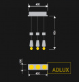 Потолочный светильник ADLUX Easy EP-3 4 – techzone.com.ua