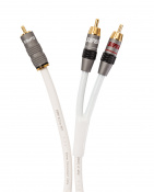 Сабвуферный кабель Supra Y-LINK 1RCA-2RCA WHITE 4M 1001908001