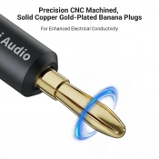 Кабель акустичний Fosi Audio OFC Speaker Cables 0.3m (пара) 3 – techzone.com.ua