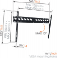 Похилий кронштейн для ТВ VOGELS MA4010 4 – techzone.com.ua