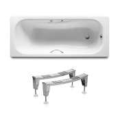 ROCA Комплект: PRINCESS ванна 150*75см прямоугольная, с ручками + ножки A220470001+A291021000