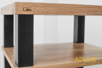 Стійка під AV апаратуру ADLUX TOWER AV-4-600 Oak-Black 5 – techzone.com.ua Стійка під AV апаратуру ADLUX TOWER AV-4-600 Oak-Black 5 – techzone.com.ua