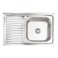 Кухонна мийка Lidz 5080-R 0,8 мм Decor (LIDZ5080RDEC06) 1 – techzone.com.ua