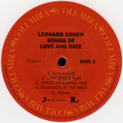 Виниловая пластинка LP Leonard Cohen: Songs Of Love And Hate - White Opaque Vinyl 3 – techzone.com.ua Виниловая пластинка LP Leonard Cohen: Songs Of Love And Hate - White Opaque Vinyl 3 – techzone.com.ua