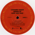 Вінілова платівка LP Leonard Cohen: Songs Of Love And Hate - White Opaque Vinyl 3 – techzone.com.ua