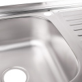 Кухонна мийка Lidz 5080-L 0,8 мм Satin (LIDZ5080LSAT8) 5 – techzone.com.ua