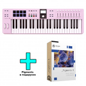MIDI-клавіатура Arturia KeyLab Essential 49 mk3 Rose Quartz + Arturia Pigments 1 – techzone.com.ua