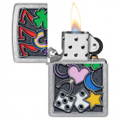 Запальничка Zippo 207 All Luck Design 48682 3 – techzone.com.ua Запальничка Zippo 207 All Luck Design 48682 3 – techzone.com.ua