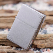 Запальничка Zippo 230 Classic Brushed Chrome Vintage with Slashes 5 – techzone.com.ua