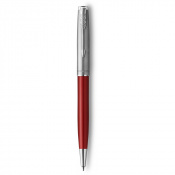 Ручка шариковая Parker SONNET Essentials Metal & Red Lacquer CT BP 83 632