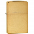 Запальничка Zippo Classic Brushed Solid Brass 204 1 – techzone.com.ua