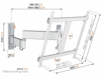 Крiплення настiнне VOGELS TVM 3443 White 2 – techzone.com.ua Крiплення настiнне VOGELS TVM 3443 White 2 – techzone.com.ua