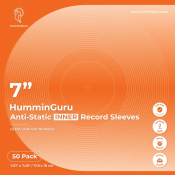 Конверт для платівок HumminGuru 7" Anti-Static Inner Sleeves 50