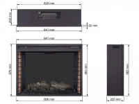 Электрокамин ArtiFlame AF33 5 – techzone.com.ua