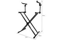 Стійка клавішна Quik Lok T22 BK 2 – techzone.com.ua