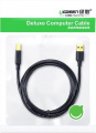 Кабель UGREEN US135 USB-A 2.0 - USB-B 2.0 Cable, 2 m Black 20847 2 – techzone.com.ua