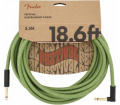 Інструментальний кабель Fender 18.6 'Angled Festival Instrument Cable Pure Hemp Green 1 – techzone.com.ua