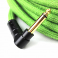 Инструментальный кабель Fender 18.6' Angled Festival Instrument Cable Pure Hemp Green 2 – techzone.com.ua