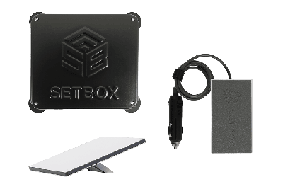 Комплект Setbox Starlink Mini для авто + живлення 12V (адаптований) – techzone.com.ua