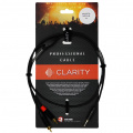Готовый кабель Clarity miniJACK-2xRCA-B/1m – techzone.com.ua
