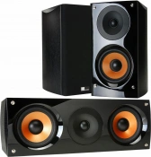 Комплект колонок для домашнього кінотеатру Pure Acoustics NOVA 6 (3 шт. центр + тил) Black 1 – techzone.com.ua