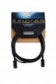 ROCKBOARD RBO CAB MIDI 300 BK Flat MIDI Cable - Black, 300 cm 1 – techzone.com.ua