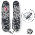 Складаний ніж Victorinox SWISSCHAMP ARMY Піксель синій з черв. лого 1.6795.3.W3943p 1 – techzone.com.ua