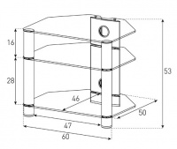 Стойка для Hi-Fi техники Sonorous RX 2130-B-HBLK 2 – techzone.com.ua Стойка для Hi-Fi техники Sonorous RX 2130-B-HBLK 2 – techzone.com.ua