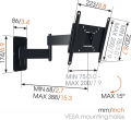 Крепёж настенный Vogels MA2040 4 – techzone.com.ua